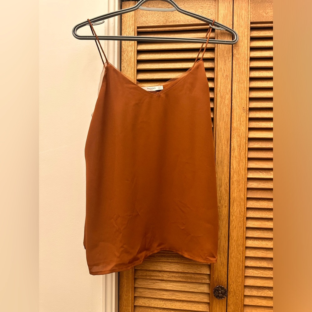 Mango Camisole Size 6 Copper Camisole